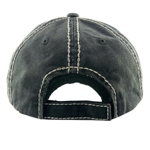 Distressed Ball Cap