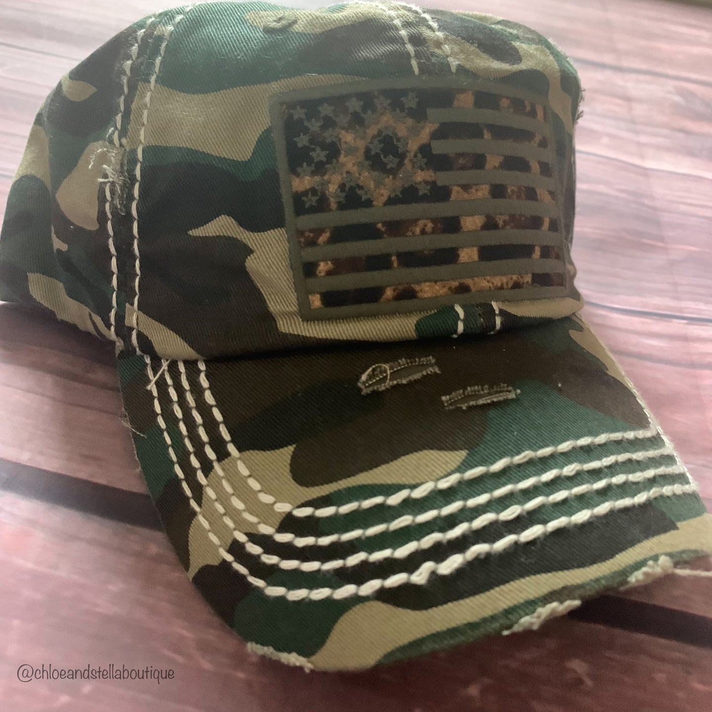 Distressed Ball Cap